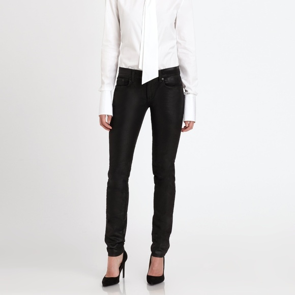 ralph lauren black skinny jeans